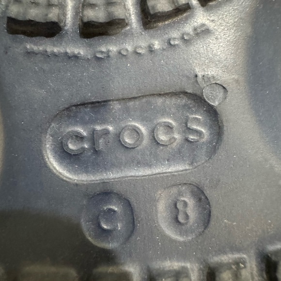 Crocs Kids Navy Blue Clogs - Picture 3 of 3